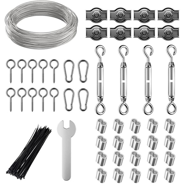 45M PVC-belagt Trellis Kit/Hek Tensioner/Katenar Kit/Træningsudstyr Fabrik/Kit