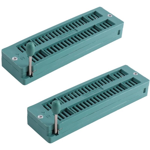 2 kpl/sarja Kulta DIP 48-nastainen 48-nastainen Universaali ZIF IC-liitin 12268