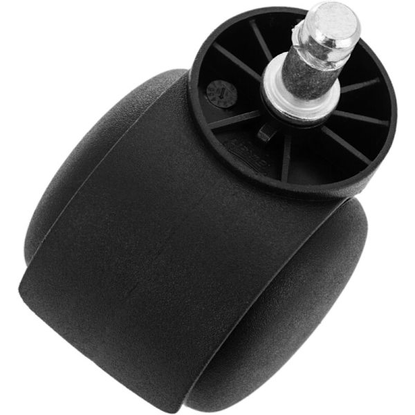 Svingbare hjul i nylon og PVC uten brems 50 mm M10 5-pakning