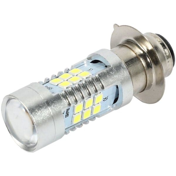 H6 Enkelt Klo 3030 21Smd Led Forlygte Pære Hovedlampe Lampe 1200Lm Hvid 21W