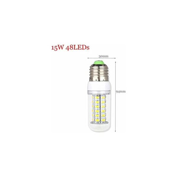 RZL LED Lys LED Majslampe E27 E14 24LED 36LED 56LED 64LED 72LED 5730SMD LED Pærer Lysekroner 220V SPOTLIGHT Majslys