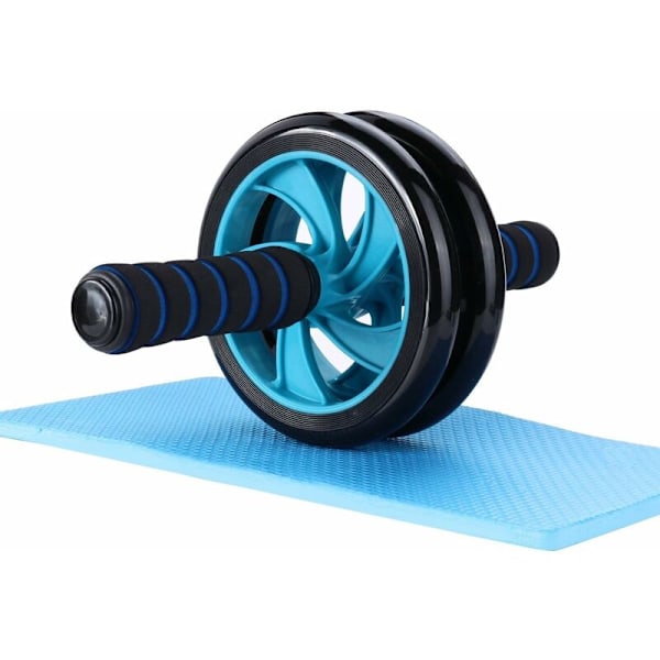 Rullhjulsträning, AB-hjulsträning, Maghjul för Män, AB-rullhjul, Fitnesshjul, Fitnesshjul Hemma (blå)