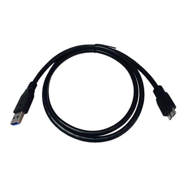 -B Datakaapeli, USB 3.0 Tyyppi A Uros -B Kaapeli Sopii Puhelimille, Kameroille, Kiintolevyille (0,3 Metriä, Musta)