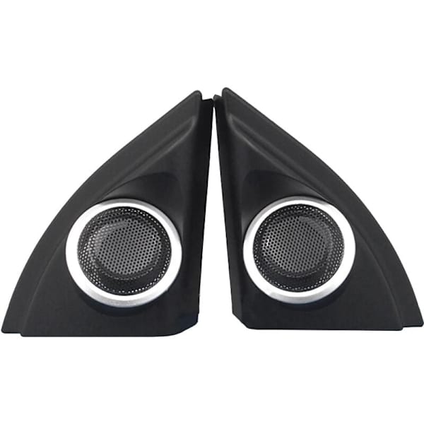 Bilde Dørpanel Audio Deksel Diskant Høyttaler Tre-Hjørne Høyttaler Deksel Trim for Vios Yaris 2013-2019
