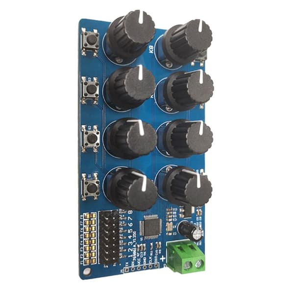 8-vägs styrväxelkontroll Debug-kort för Futaba SG90 Instrument Back