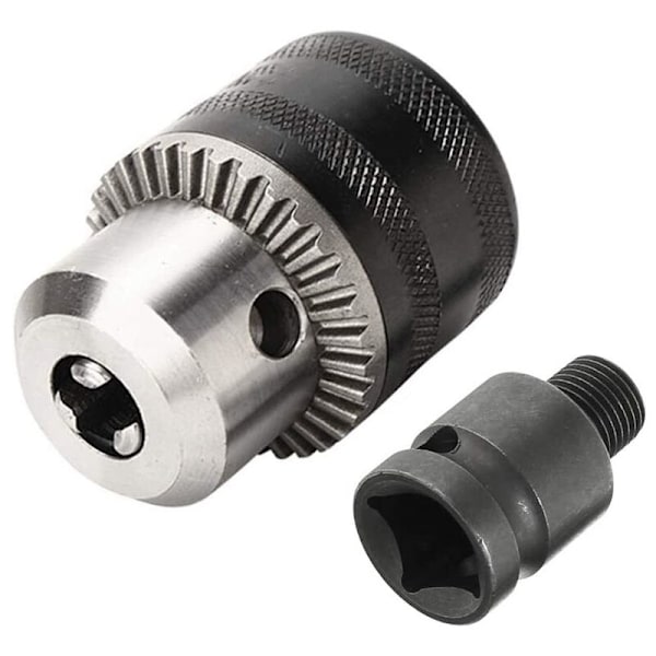 1,5-10 mm 1/16 tum - 3/8 tum kapacitet nyckelborrchuckomvandlare nyckel 1/2 tum fyrkanthylsadapter