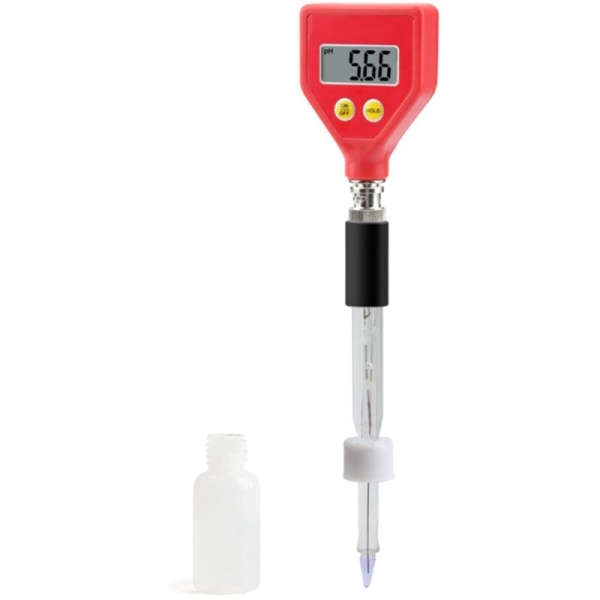 PH-98108 PH Meter Sharp Glass Measuring Electrode 0.00 to 14.00 PH for Water/Food/Cheese/Milk/Soil PH Test