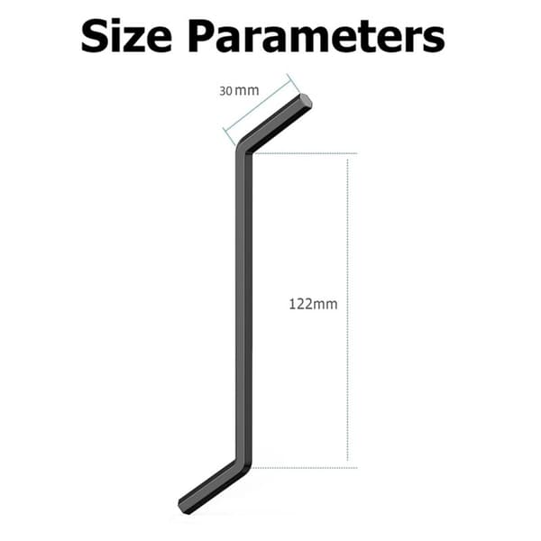 Affaldshåndtering Nøgle, 2 Pak Hex Nøgle til Affaldshåndtering, Affaldshåndtering Kompatibelt Værktøj Sort