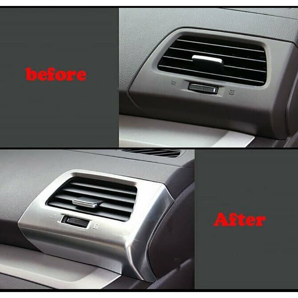 ABS krom dashbord luftventilutløp deksel trim for biltilbehør -V 2012-2016