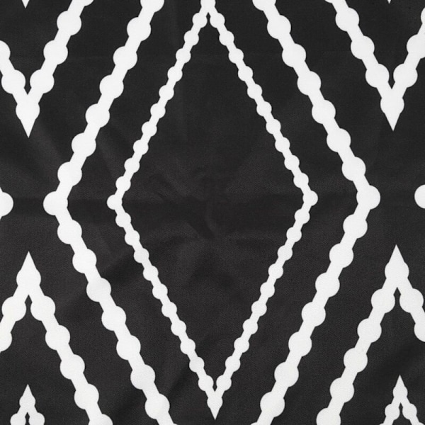 Vattentäta Boho Utomhus Kuddfodral Geometriska Kuddfodral för Patio Trädgård Set om 2, 18 X 18 Tum 18x18 Svart