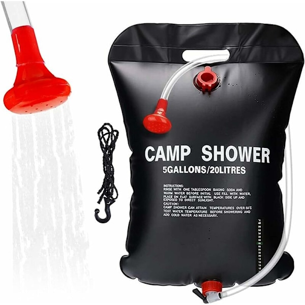 20L camping duschväska, solvärme duschväska, utomhus varmvatten duschväska, bärbar duschväska-Fei Yu