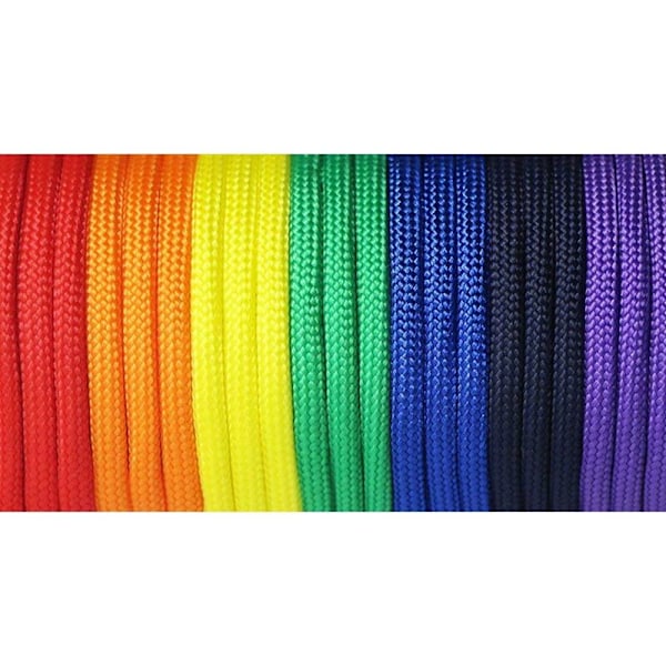 7 stk Regnbue Multifunksjon Paracordes for Parachute Armbånd Tilfeldig Farge