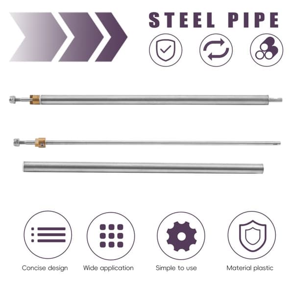 FT012-12 Stålrør Reservedele Rustfrit Stål 3Mm Bådskaft til Feilun FT012 2.4G Børsteløs RC Båd Reservedele