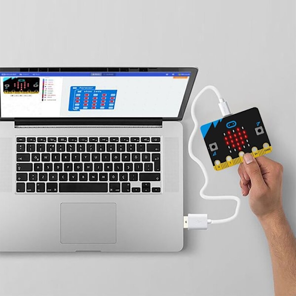 Kehityskortti: Bit V1.5: Bit/Qtruck/Python Ohjelmoitava Robotti BBC Microbit Älykäs Auton Rakennussarja DIY