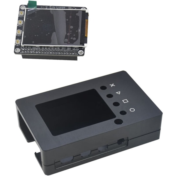 2,4 tuuman LCD-alumiinikotelo IR-toiminnolla Raspberry Pi 4B / 3B / 2B / B / A