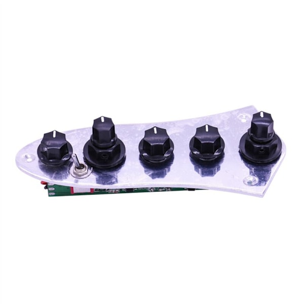 2X 5 Jazz Bass Lastet Kablet Kontrollplate for 4/5 Strengs Gitardeler
