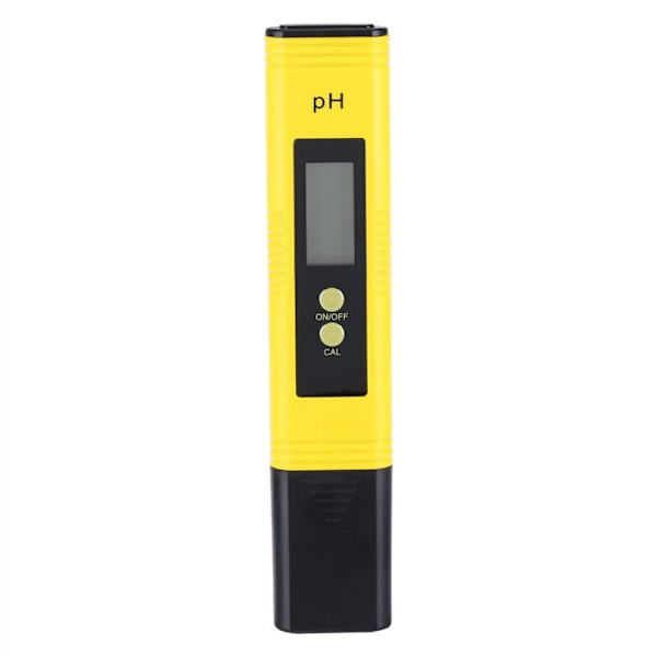 Professionel pH-Tester, Automatisk Kalibreringsfunktion og 0,00-14,00 Måleområde til Vand, Akvarium, Hydroponik, Swimmingpool