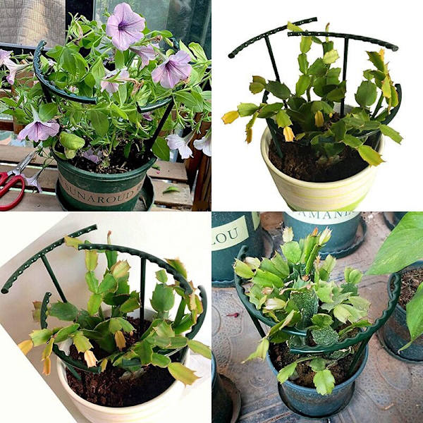 18 st stöd för växter i halvrund form - stöd för klätterväxter i trädgården för tomat, hortensia etc.