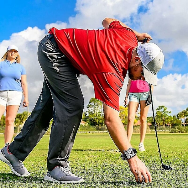 Golf Score Counter, Med One Touch Reset Golf Count Scorer(3 st, Svart)