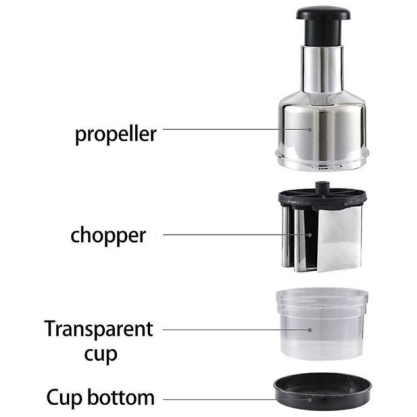 Håndpresset hvidløgsløghakker grøntsag madhakker processor værktøjer-Sunny