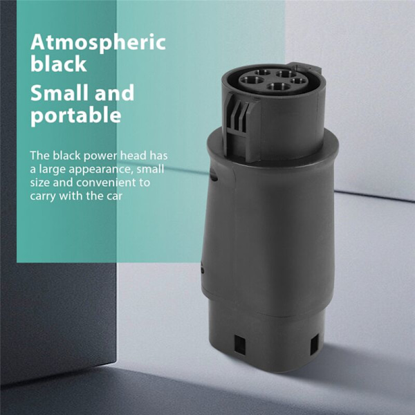 EVSE EV-adapter 32A J1772 Typ 1 till Typ 2-kontakt EV-adapter, laddningskontakt för elbilar