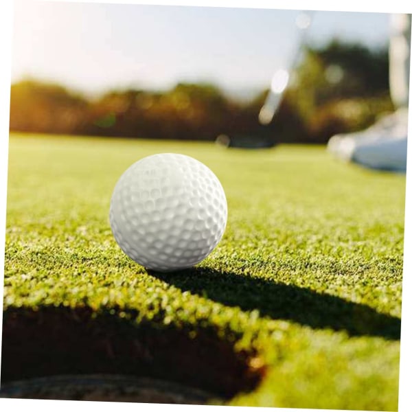 10st Minileksak Herr Golf Baseball för barn Sportfantast Golfboll Träningsbollar Golfbollstillbehör Plastboll inomhusbollleksak