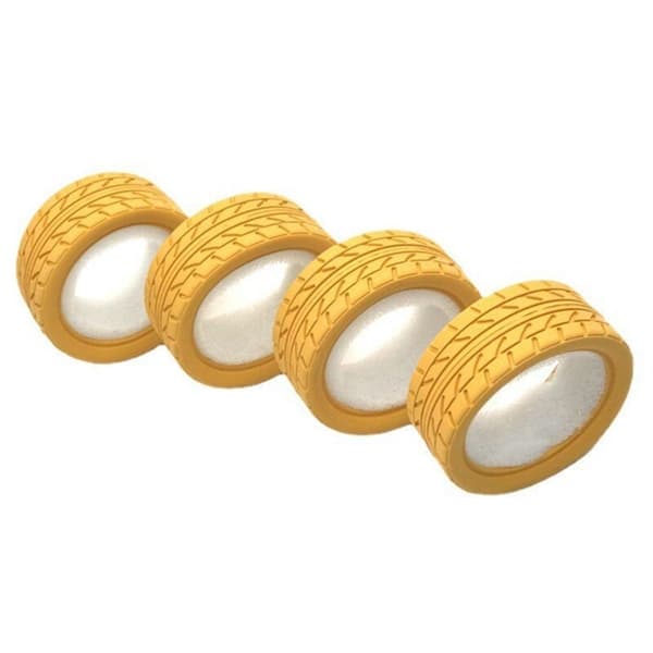 4 st 1/10 On-Road Car Mjuka Däck 65MM Hög Grepp Gummi Däck Svamp Foder för Sakura , D
