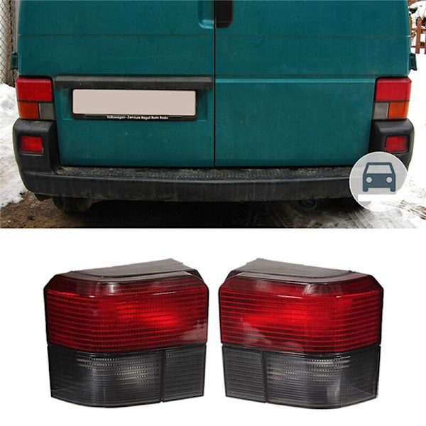 Baklykt for Transporter T4 1990-2003 Bremslys Hus Røkt Uten Pære 701945111 701945112