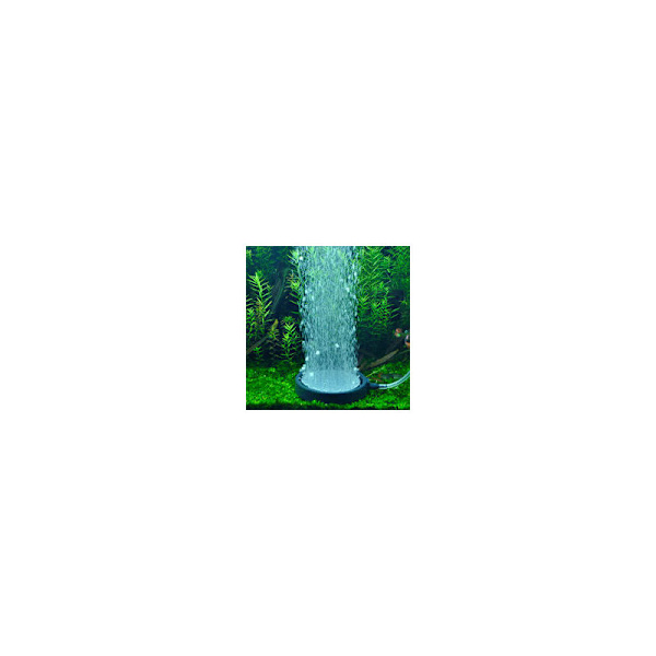 Rund stenplade til iltluftdiffuser, akvarieluftbobleplade, stenluftboblediffuserplade til fiskebeholderakvarium, diameter 13 cm