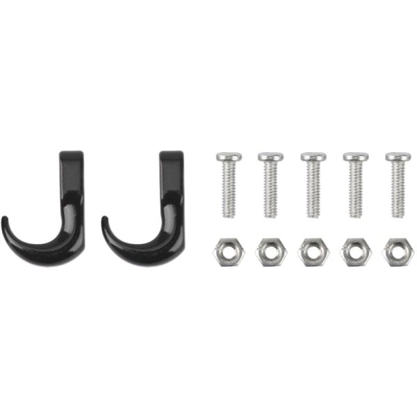 Pack of 4 Metal Bumper Trailer Hooks and Towing Shackle for 1/24 RC Car Axial SCX24 Upgrade Parts, B