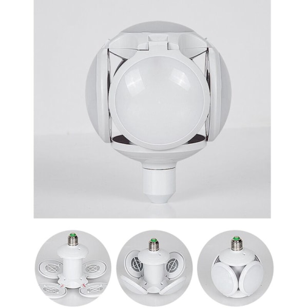 Jalkapallo taittuva UFO LED-polttimot Super Bright High Power5 Sheet Bulb 30W, opiskeluun makuuhuone ravintola ostoskeskus