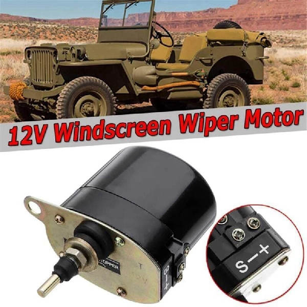 Viskermotor, 12V Bil Auto Viskermotor for Willys Jeep Traktor 01287358 7731000001