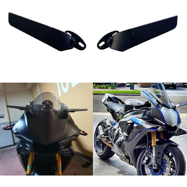 Motorcykel Modificerede Spejle Vinge Vind Justerbar Roterbar Bakspejl til R15 R25 R3 R1 R1S R6 R6S V2 V3