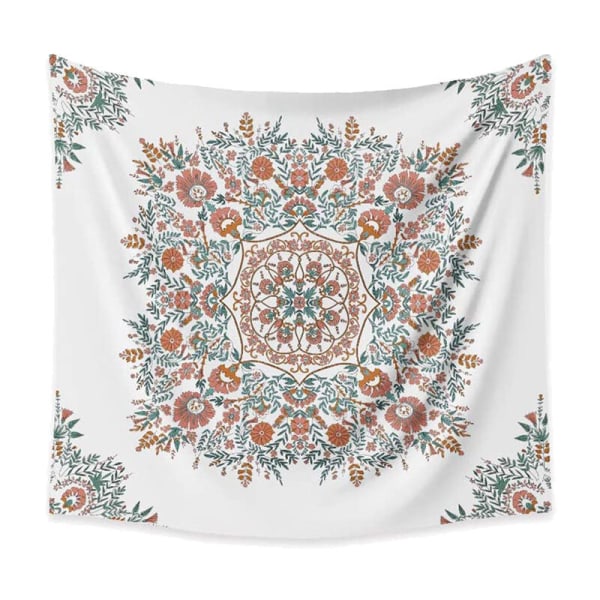 Mandala Gobelin Vægophæng, 78,7 X 59,1 Boheme Gobelin Blomsterprint Gobeliner til Soveværelse Vægdekoration