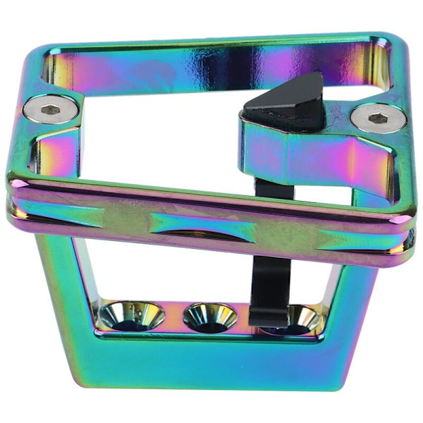 Front Carrier Cykeldele til Brompton Aluminiumlegering Pig Nose Panniers Blok Beslag Sammenklappelig Cykeltas Holdere, Farve