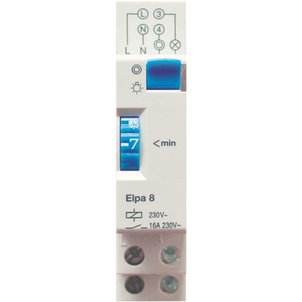 0080804 ELPA 8 - Trappetimer - elektromekanisk - 4 ledere - Fransk versjon