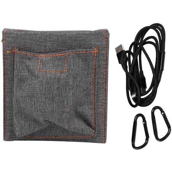 8W Fällbar Solpanel 5V Bärbar Batteriladdare USB-port Utomhus Vattentät Powerbank för PC Bil RV Båt