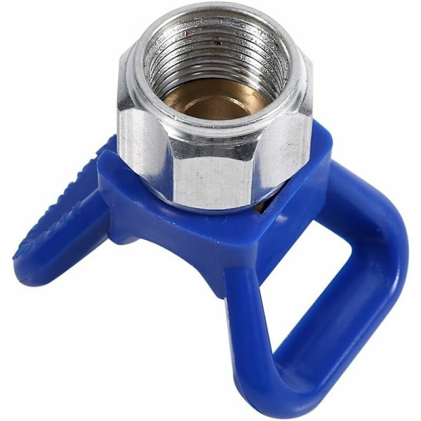 Luftløs malingssprøytepistol Flat Nozzle Seat Guard for Sprayer Universal Tool (Blå)