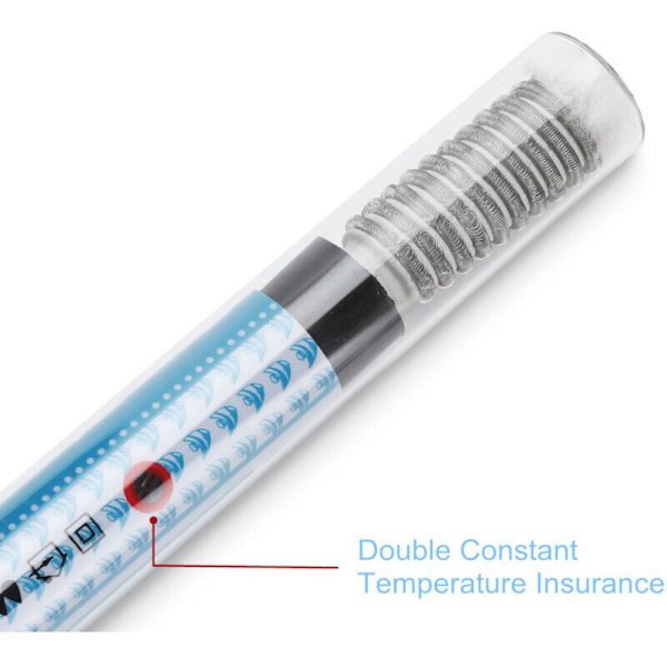 25W 50W 100W Akvaariolämmitin, Uppotettava Lasilämmitin Kalasäiliöille ja Kilpikonnille (25W) - RWAquarium Heater..