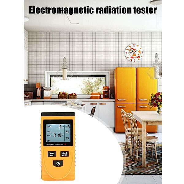 Plugstrålningsdetektor, bärbar dosimeterräknare med LCD-display, GM3120 radioaktiv detektor