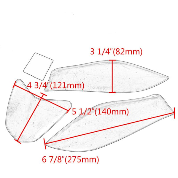 for Rsv4 Rr Rf V4 11-14 Motorsykkel Frontlykt Hodelykt Skjerm Linse Deksel Beskytter (Røyk)