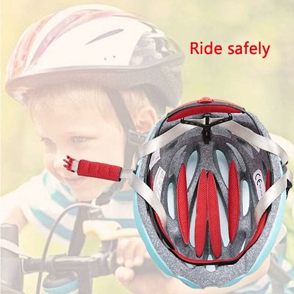 2 Set Cykelhjälm Skumdynor, Universal Ersättningsdynor, Motorcykel Cyklist Hjälm Tillbehör Röd-Fei Yu