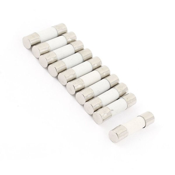 10 stk. 250V 5A T5A forsinket blæsning keramiske sikringer rør 5x20mm