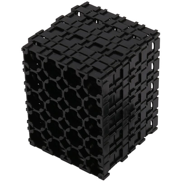 10 st 18650 Batteri 4X5 Cell Spacer Radiating Shell Plastfäste Hållare 18,4 mm