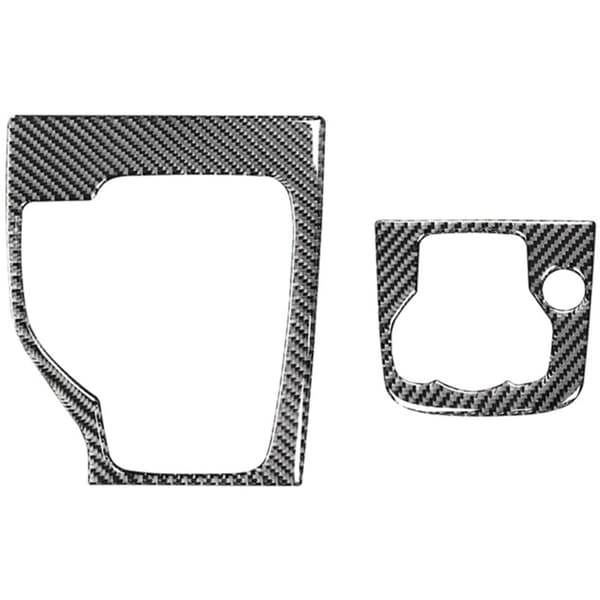 Fiber Gear Shift Knob Panel Cover Trim Sticker til 3 Axela 2014 2015 2016 2017 Tilbehør (LHD)