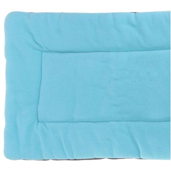 Mat Cushion Bed Sleeping Velvet Fabric Dog Cat Pets Kennel Dog Bed Blue S