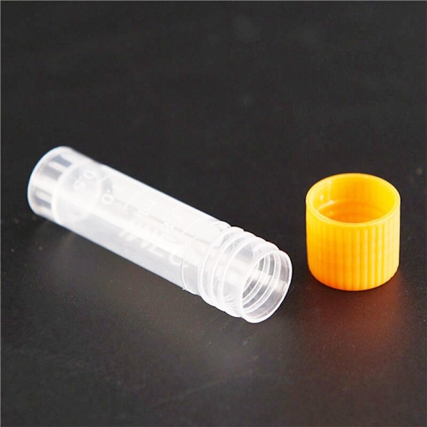200 st 1,8 ml graderade centrifugrör, laboratorie-kryorör, lock för analys