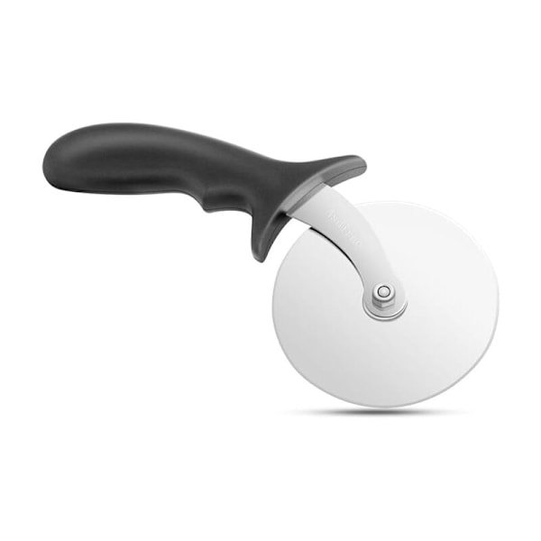 Pizzakutter, pizzahjul, pizzaroller med rustfritt stålblad og ABS-håndtak, 10 cm, justerbar bladstramhet