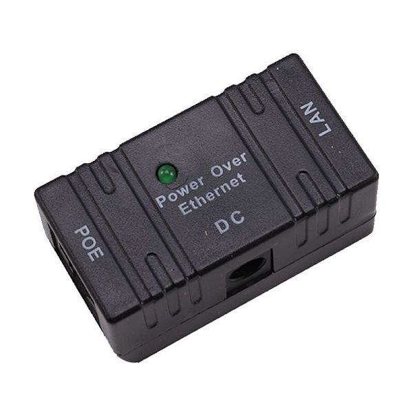 Passiv PoE Splitter Injektor, DC Power Over Ethernet 10/100mbp Rj45 Vægadapter til IP Netværkssikkerhedskamera