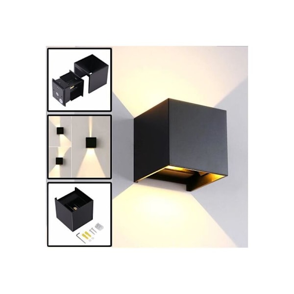 12W LED-seinävalaisin Ulko- / sisäkäyttöön IP65 Säädettävä Moderni Muotoilu Lämmin Valkoinen